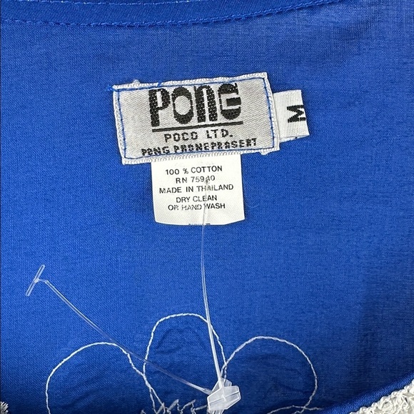 New Beautiful PONG Embroidered Cotton Long Sleeve Tunic - Picture 6 of 8